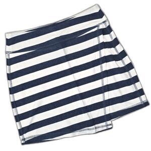 Athleta Navy & White Buttery Soft Wrap Skirt Size XS